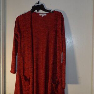 NWT Lularoe " Sarah" Duster Length Cardigan Sz S
